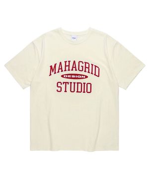 COLLEGE LOGO TEE CREAM(MG2BSMT536A)