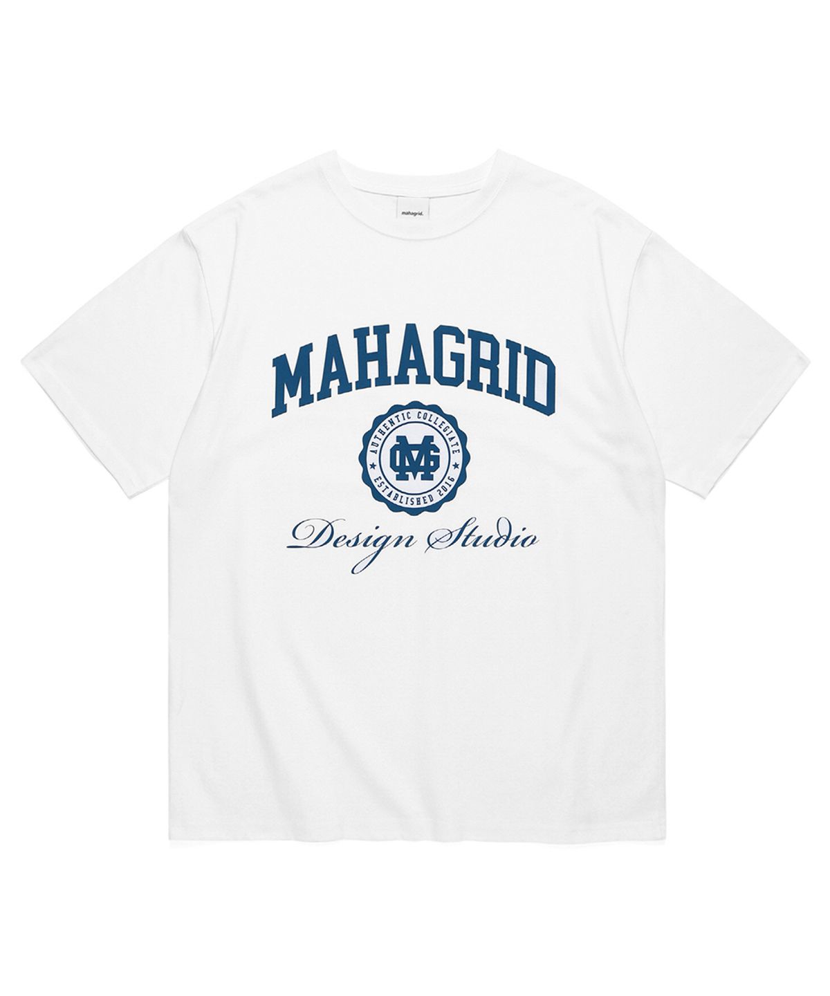 마하그리드(MAHAGRID) AUTHENTIC LOGO TEE WHITE(MG2CMMT532A)