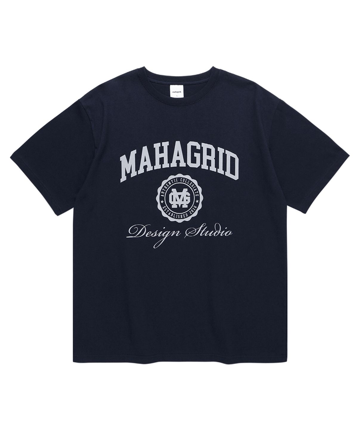 마하그리드(MAHAGRID) AUTHENTIC LOGO TEE NAVY(MG2CMMT532A)