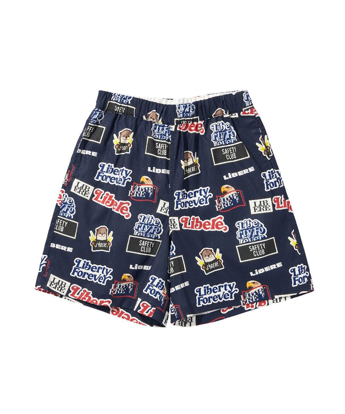 리베레(LIBERE) STICKER PACK SHORT PANTS / NAVY