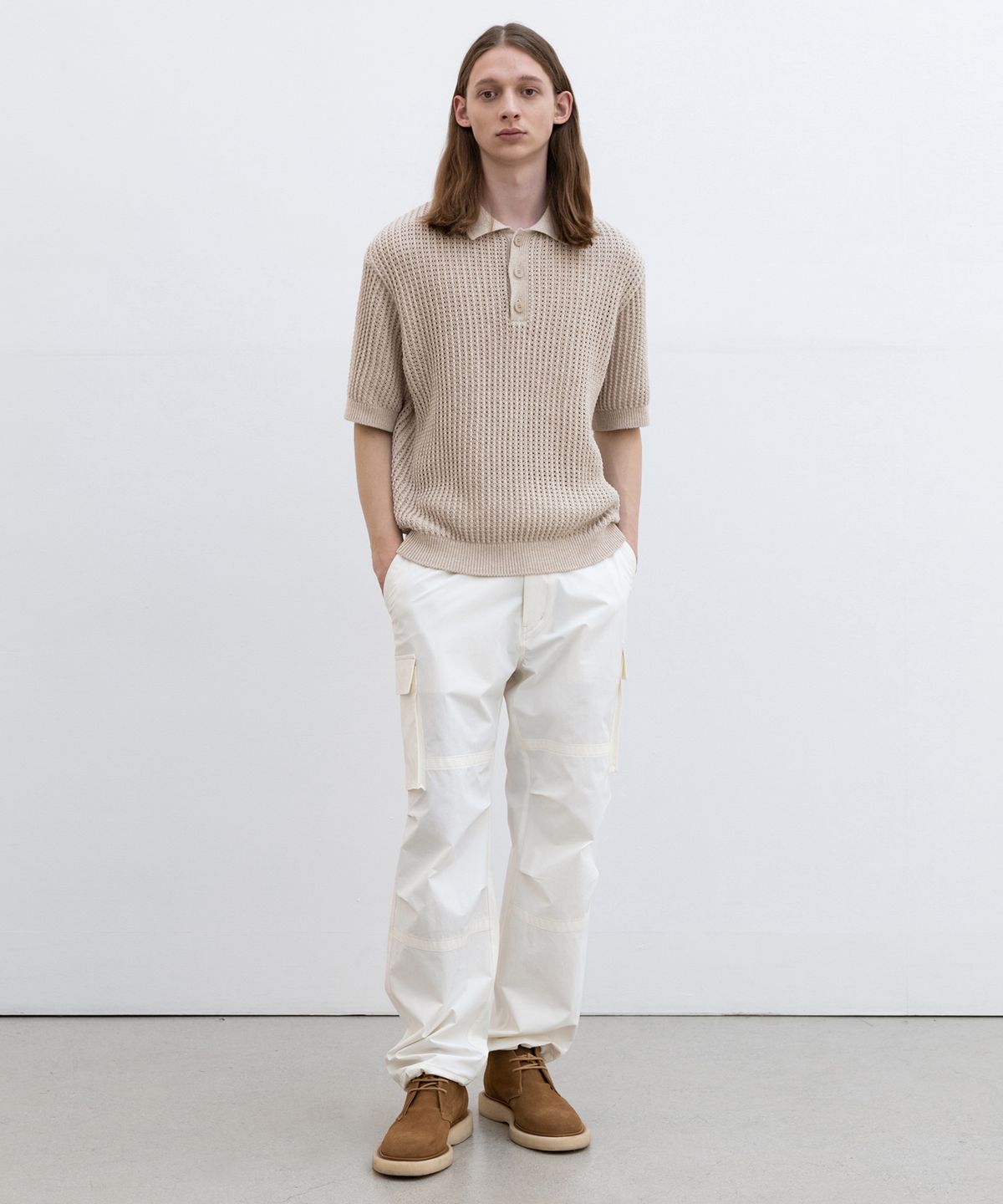 인사일런스(INSILENCE) CORDURA 카고 팬츠 CREAM