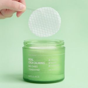 리얼 시카 카밍 빅 엠보 토너 패드 160ml(70매)