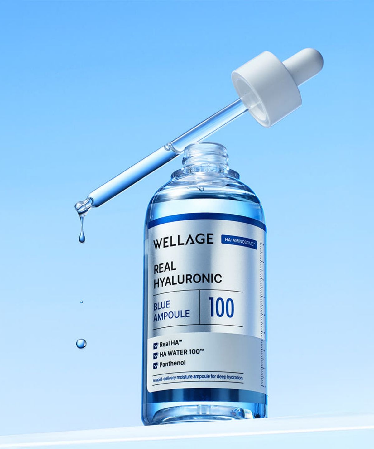 웰라쥬(WELLAGE) 리얼 히알루로닉 블루 100 앰플 100ml