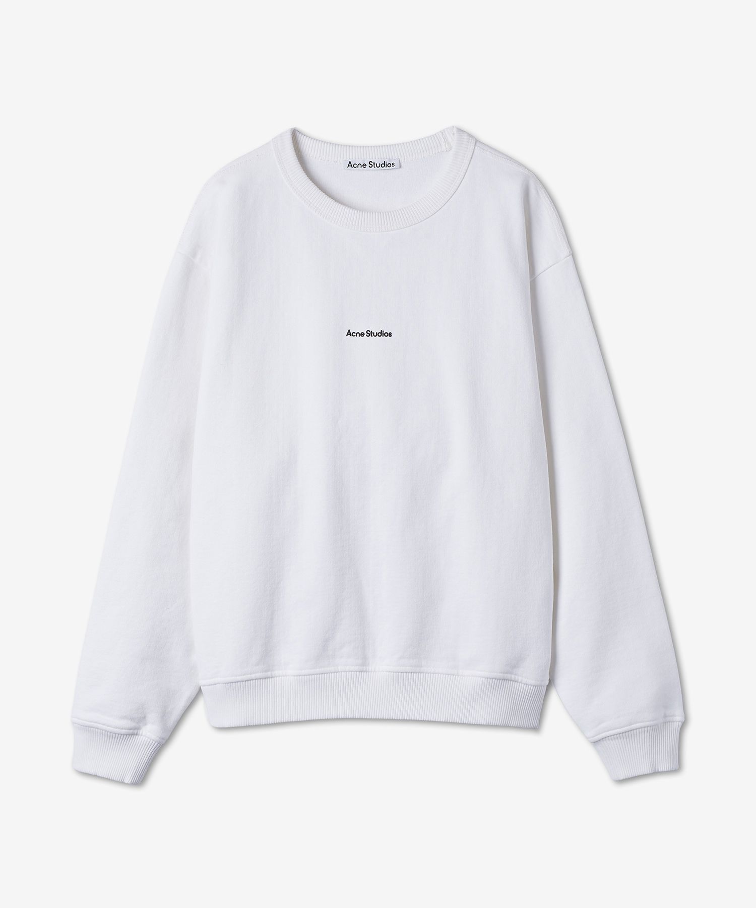 MUSINSA公式 | ACNE STUDIOS ロゴスウェット - オプティックホワイト 