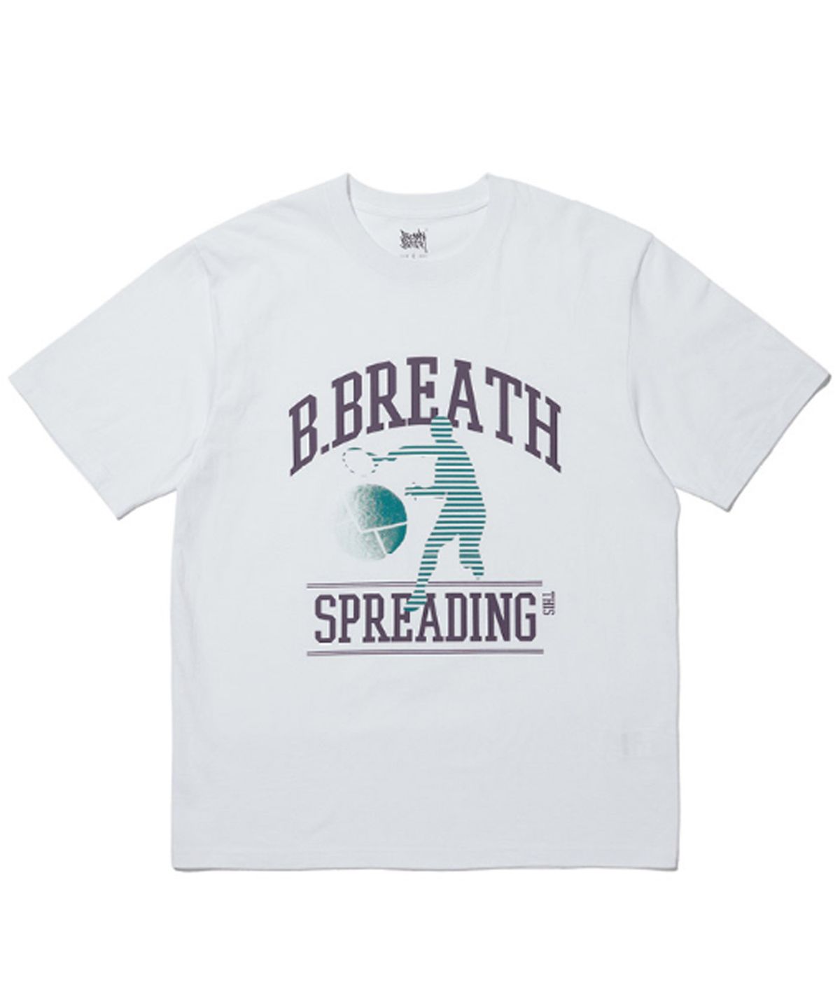 브라운브레스(BROWNBREATH) SPREADING TEE - WHITE
