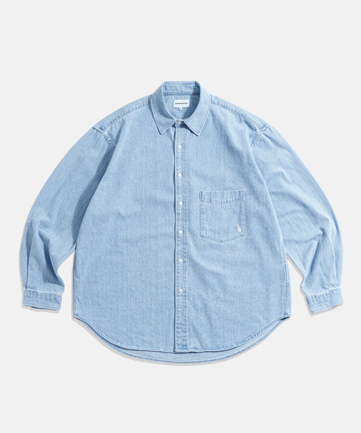 에스피오나지(ESPIONAGE) Denim Over Shirt Light Indigo