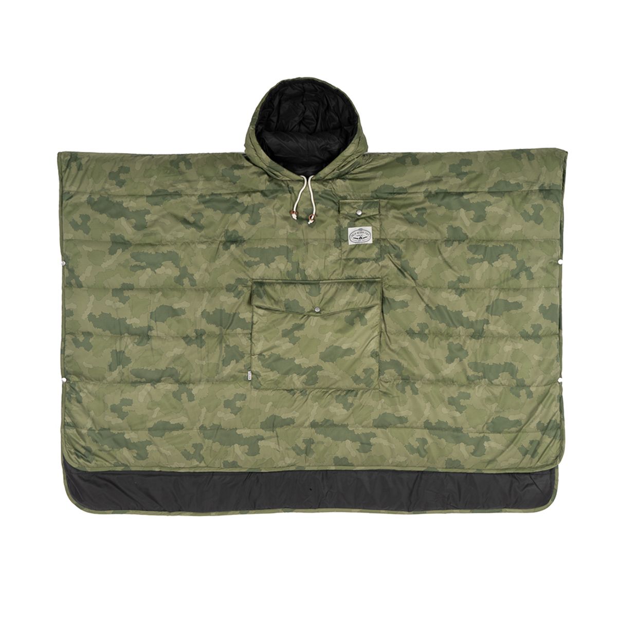 폴러스터프(POLERSTUFF) PONCHO FURRY CAMO 캠핑 판초