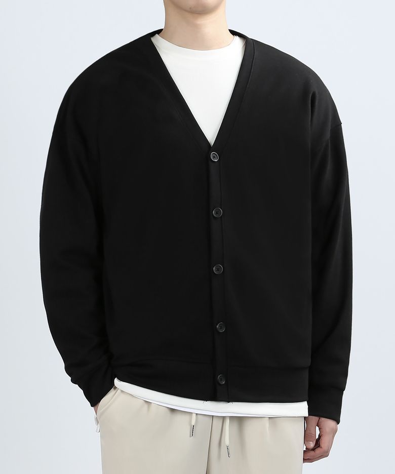 WORKOUT CARDIGAN (BLACK)