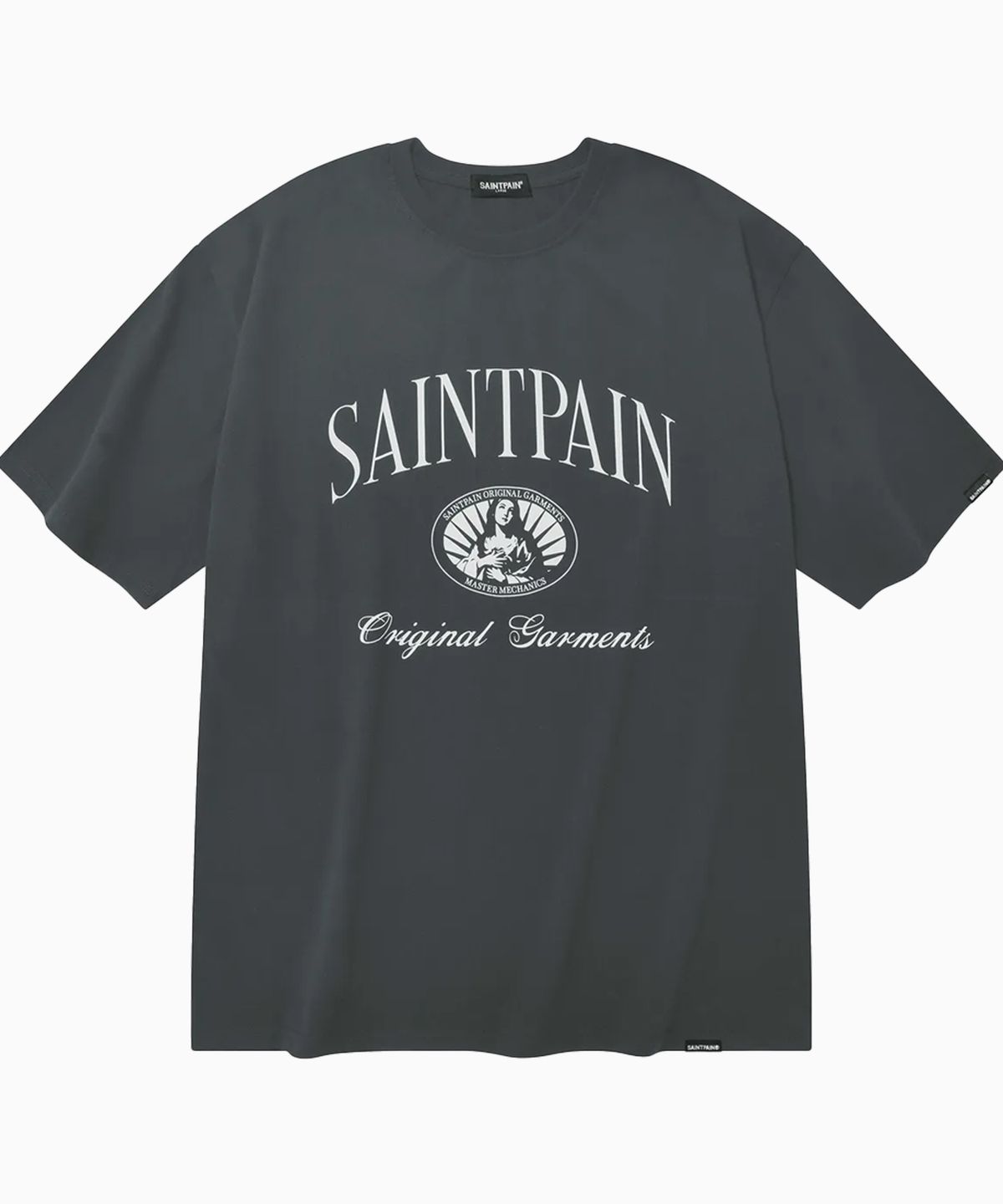 세인트페인(SAINTPAIN) SP 그레이스풀 티셔츠-차콜