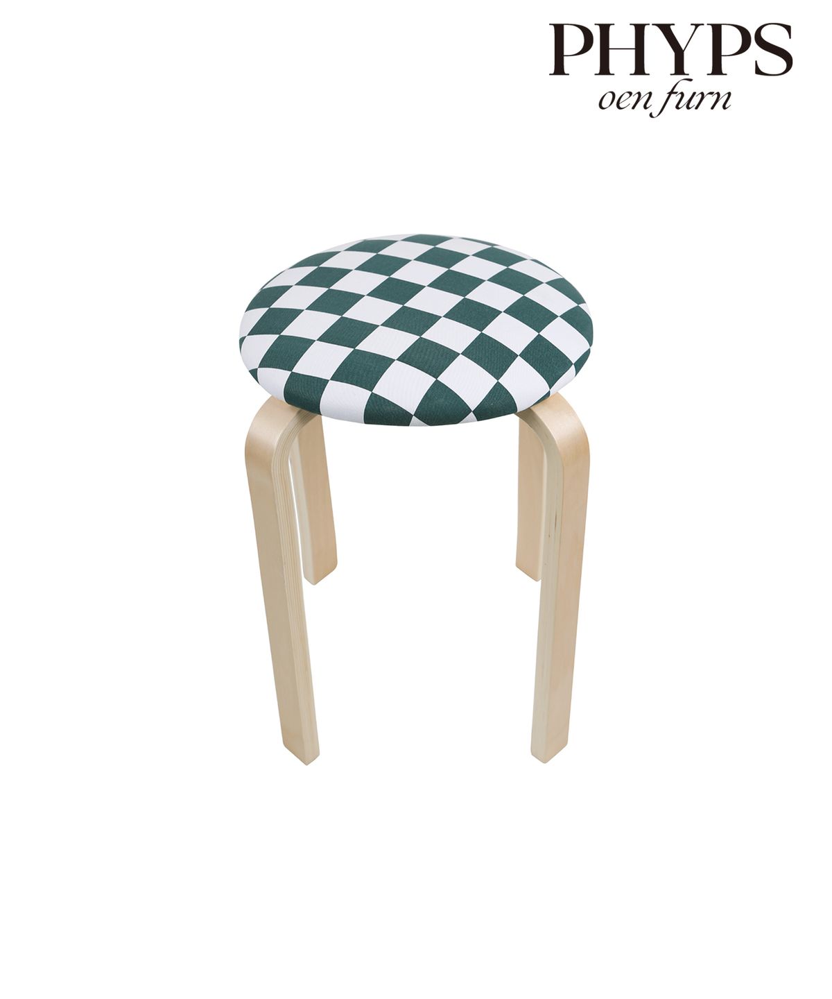 오이엔퍼니처(OEN FURNITURE) checkerboard stool_green