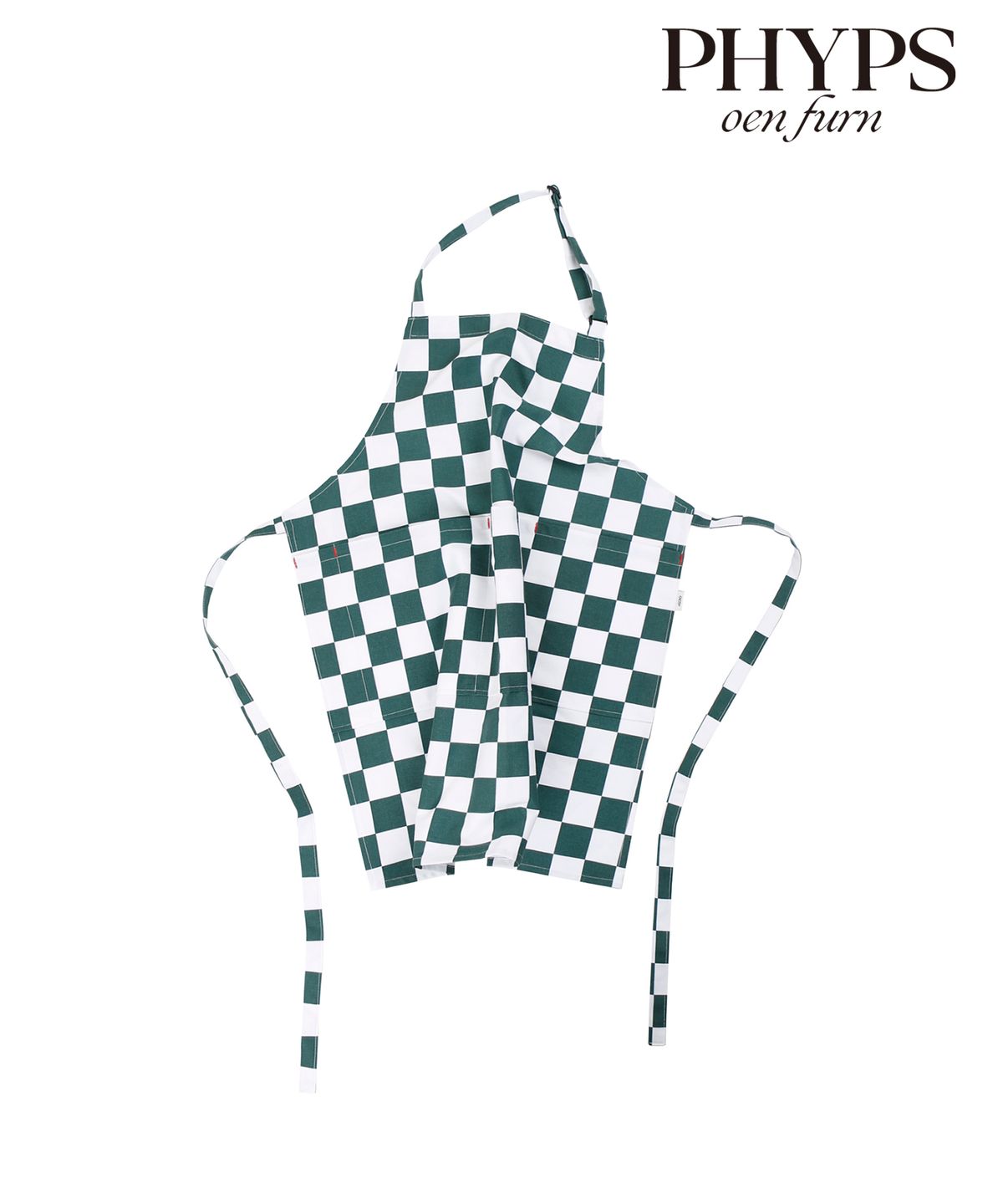 오이엔퍼니처(OEN FURNITURE) checkerboard apron_green