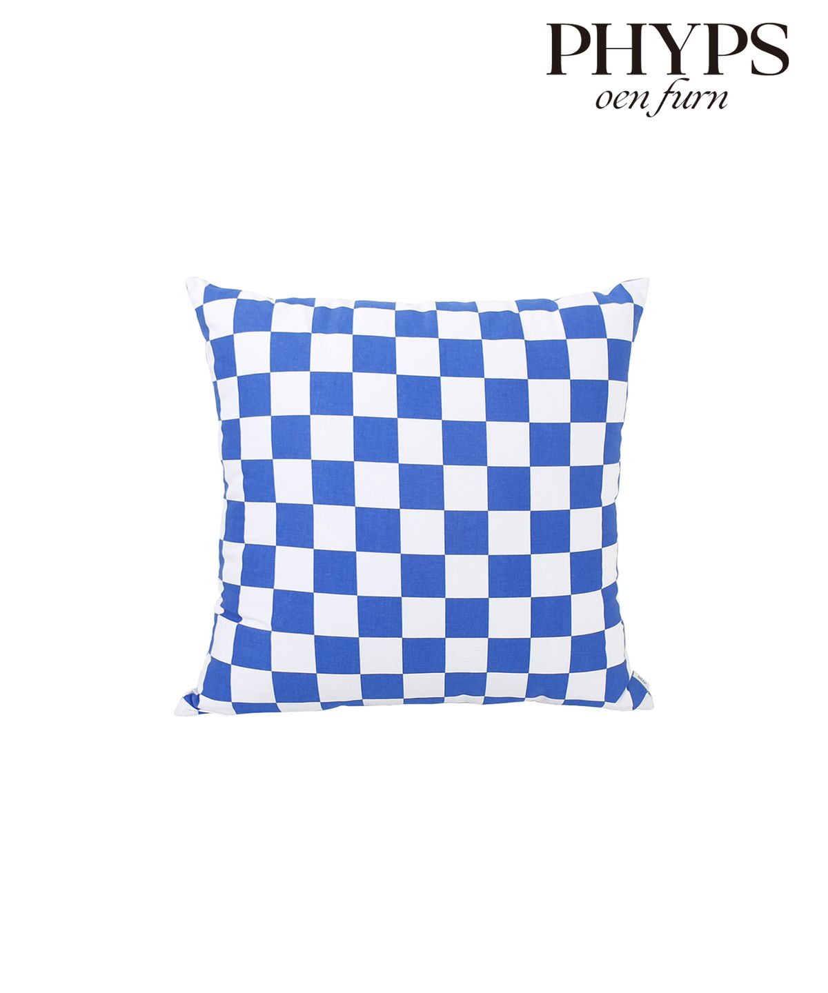 오이엔퍼니처(OEN FURNITURE) checkerboard cushion_blue