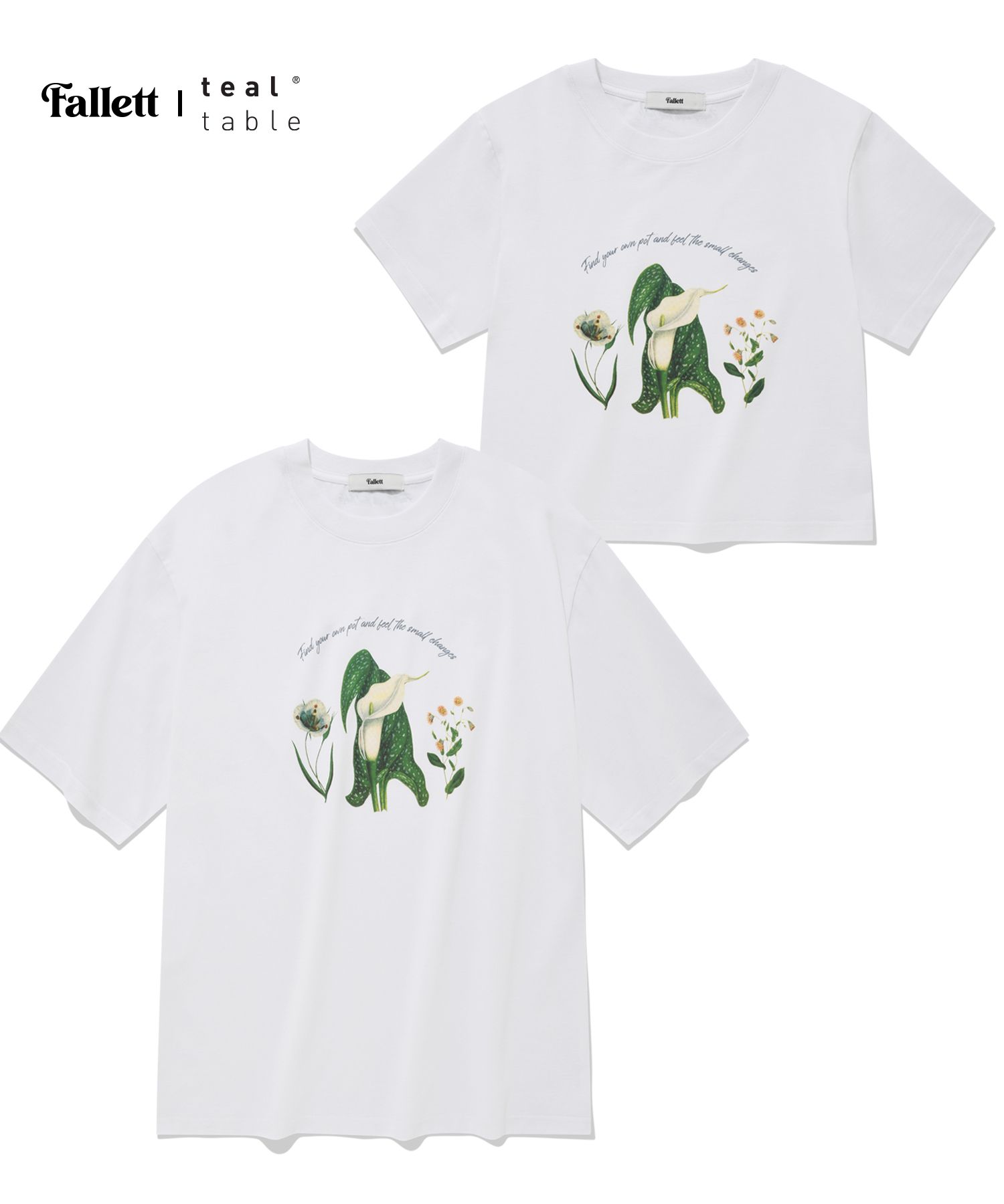 MUSINSA | FALLETT [Fallet x TEAL TABLE] Friendly Short-sleeved T