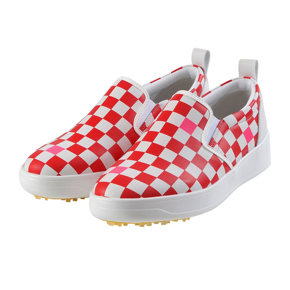 마틴골프(MARTINE GOLF) Check Pattern Slip-on_Red