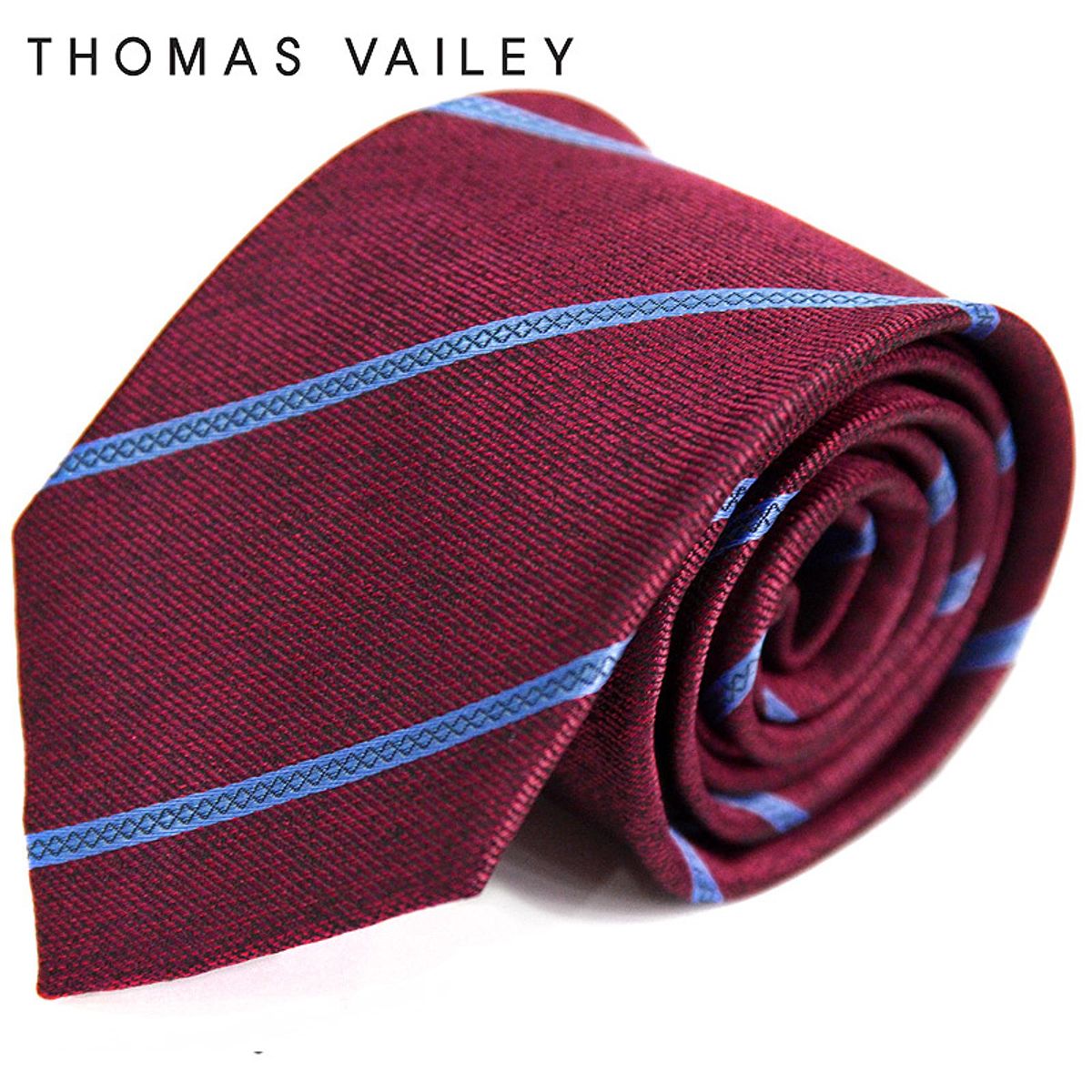 토마스 베일리(THOMAS VAILEY) 패션넥타이-헤일리 와인스카이 7cm