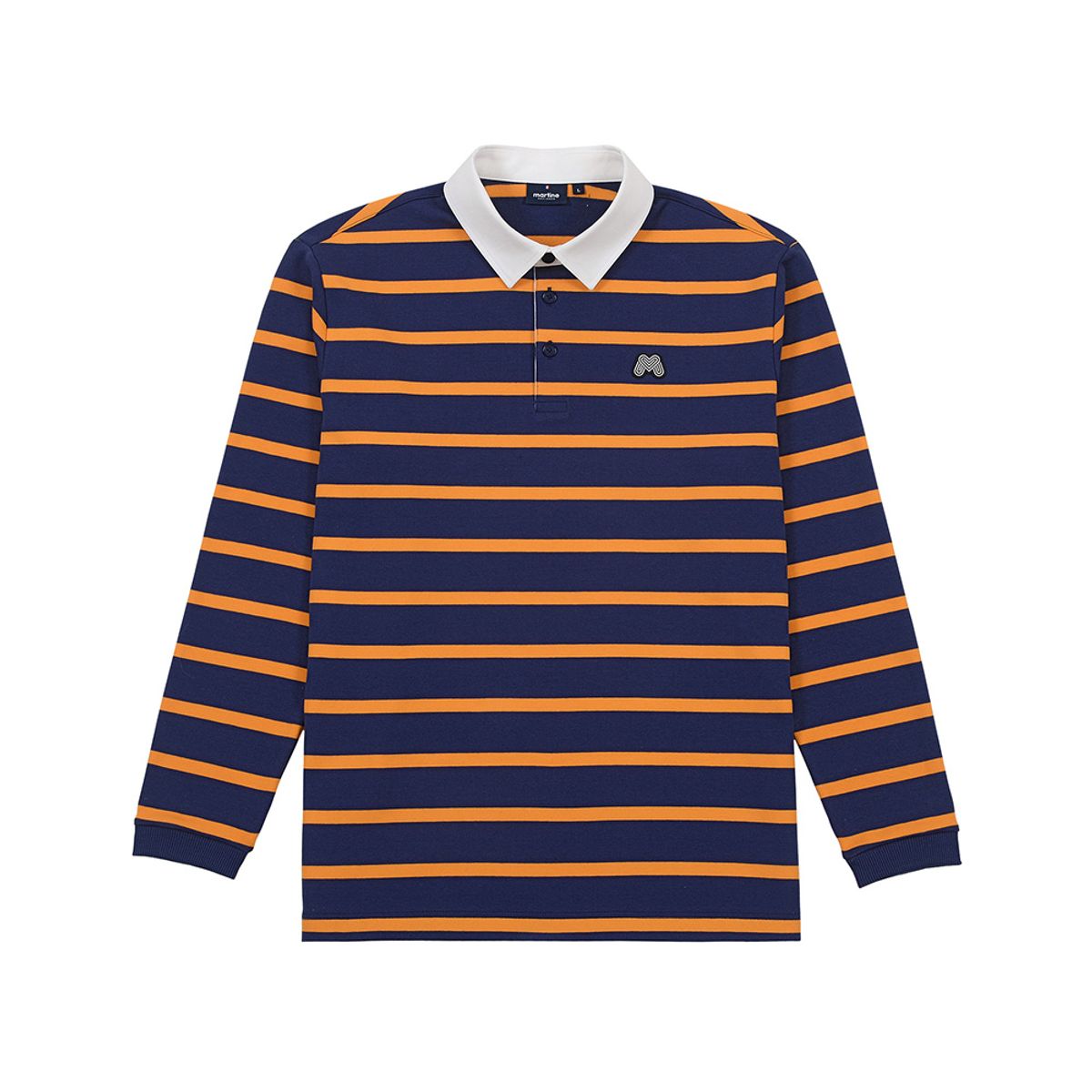 마틴골프(MARTINE GOLF) Stripe Collar T-Shirts_Navy (Men)