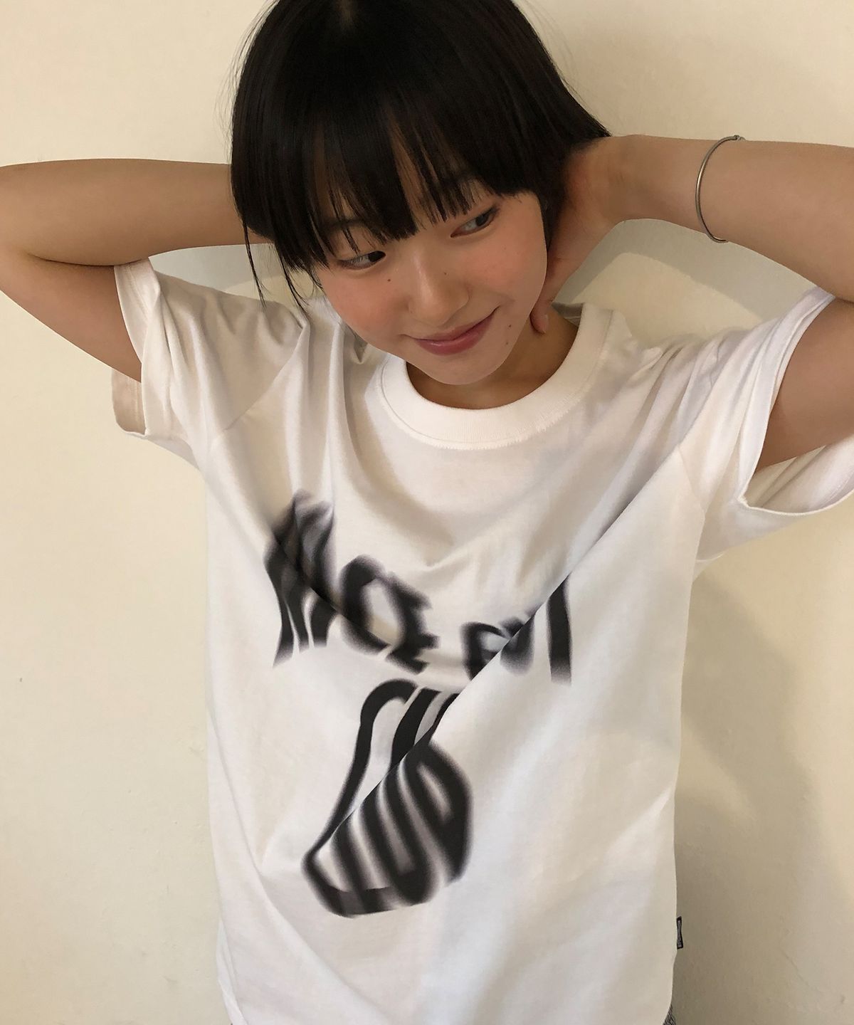 나이스고스트클럽(NICEGHOSTCLUB) SCREAM LOGO TEE_WHITE(NG2DMUT504A)