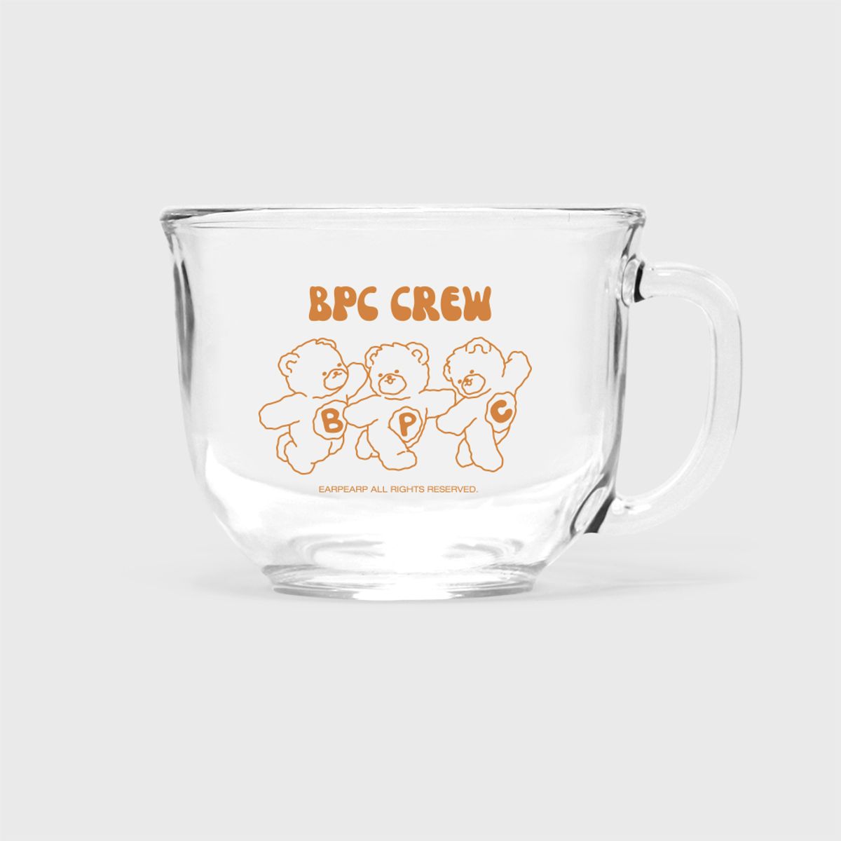 어프어프(EARPEARP) CUDDLY BPC CREW-BROWN(시리얼컵)