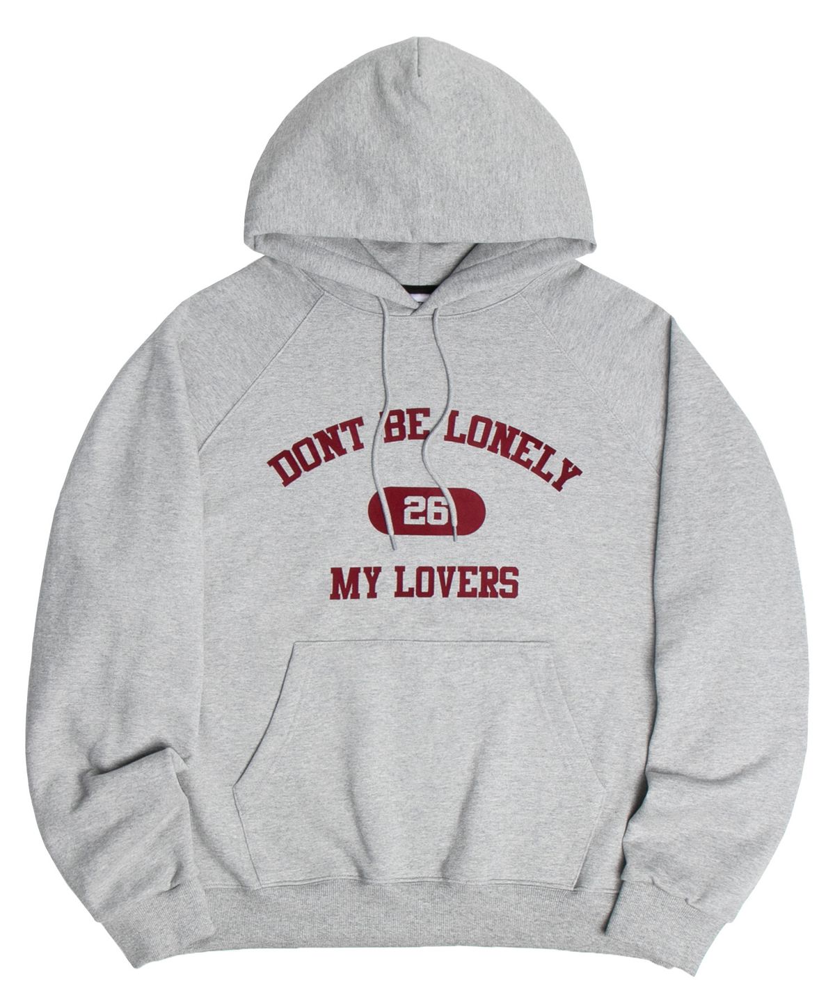 블러프(BLUFF) 러버스 후드 Soft Heavy Cotton Ver.[GREY]