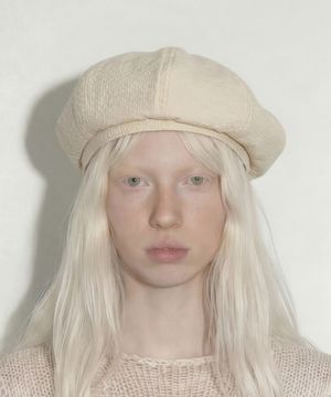 여름 베레모 BREAD BERET / BUBBLE SEERSUCKER / BEIGE