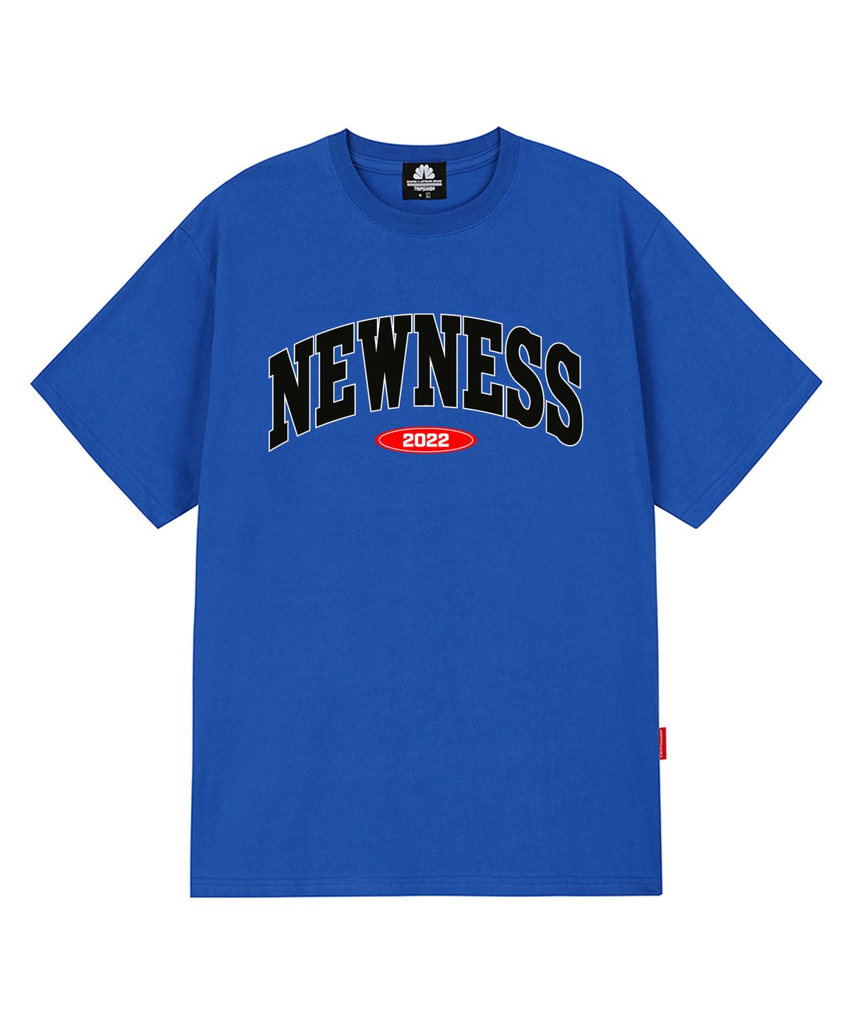 트립션(TRIPSHION) NEWNESS VARSITY LOGO 티셔츠 - 블루