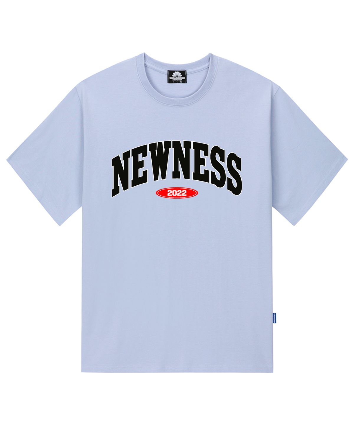 트립션(TRIPSHION) NEWNESS VARSITY LOGO 티셔츠 - 퍼플