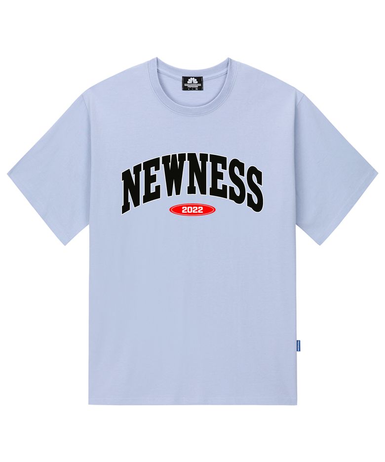 NEWNESS VARSITY LOGO 티셔츠 - 퍼플