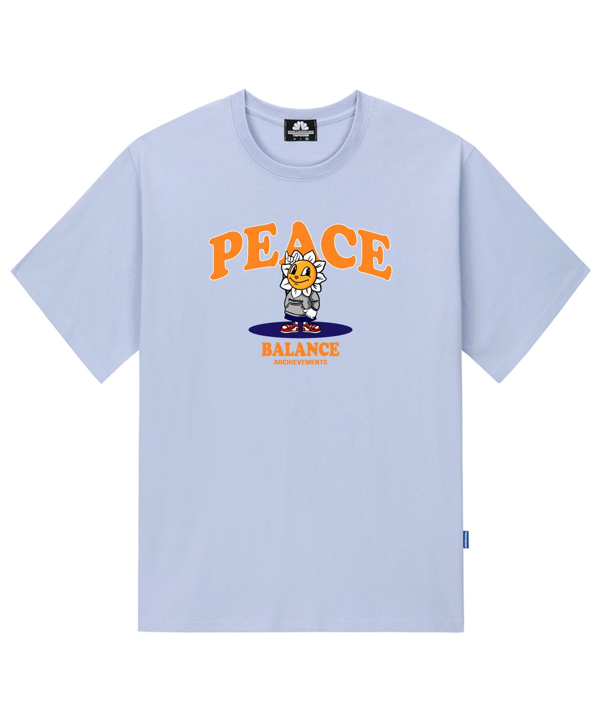 트립션(TRIPSHION) PEACE TIGER GRAPHIC 티셔츠 - 퍼플
