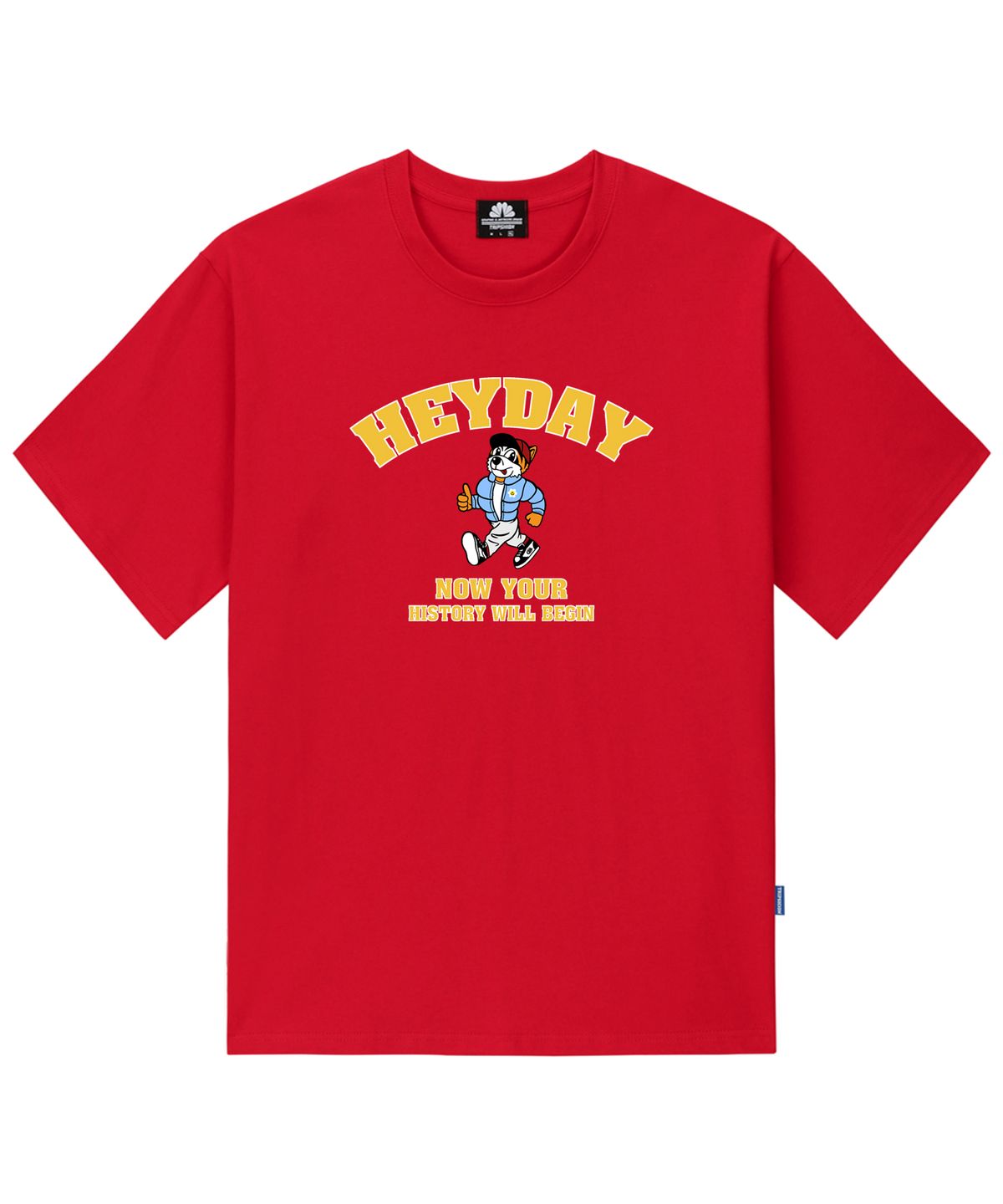 트립션(TRIPSHION) HEYDAY TIGER GRAPHIC 티셔츠 - 레드
