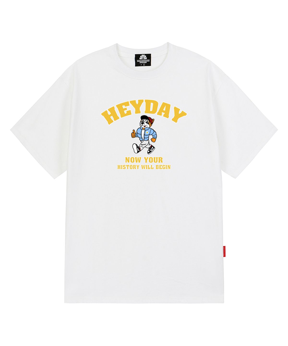 트립션(TRIPSHION) HEYDAY TIGER GRAPHIC 티셔츠 - 화이트
