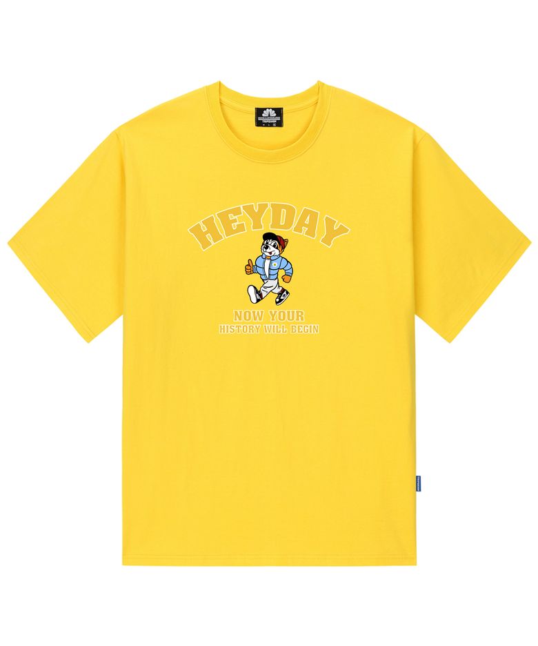 HEYDAY TIGER GRAPHIC 티셔츠 - 옐로우