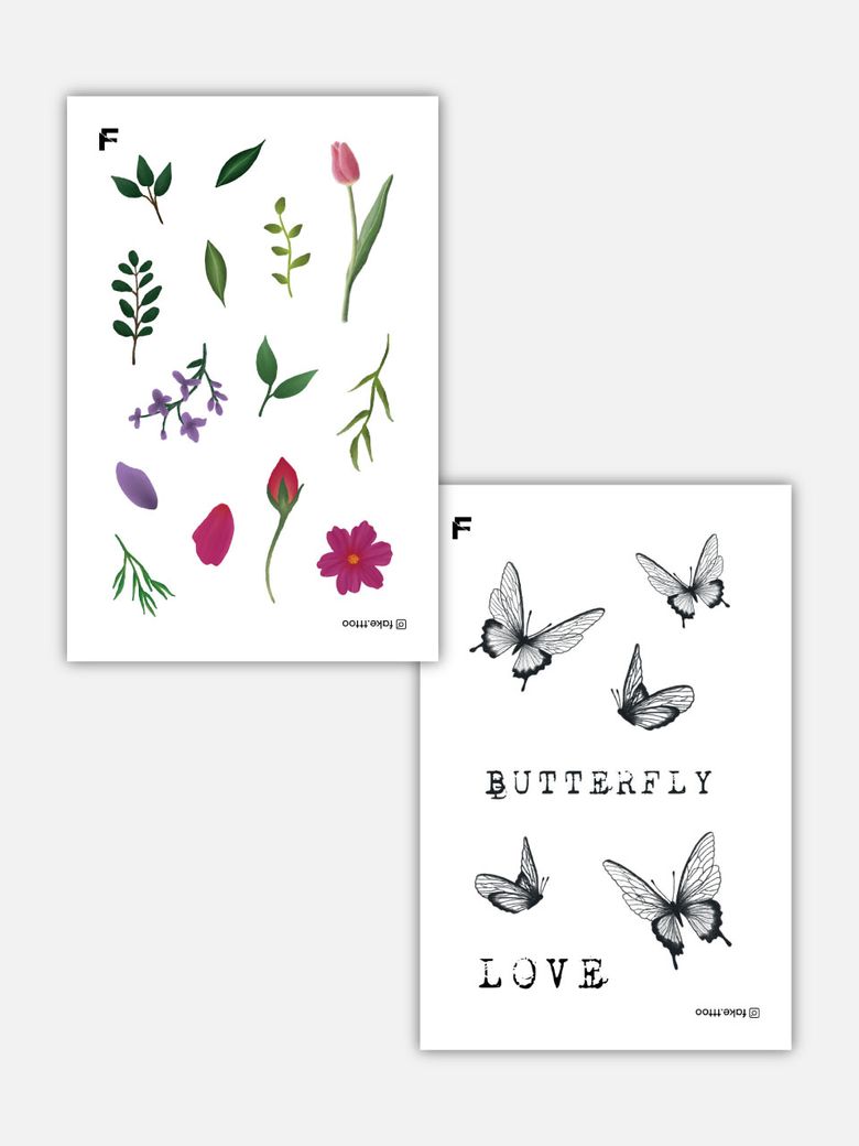 Flowergarden & Butterfly Set