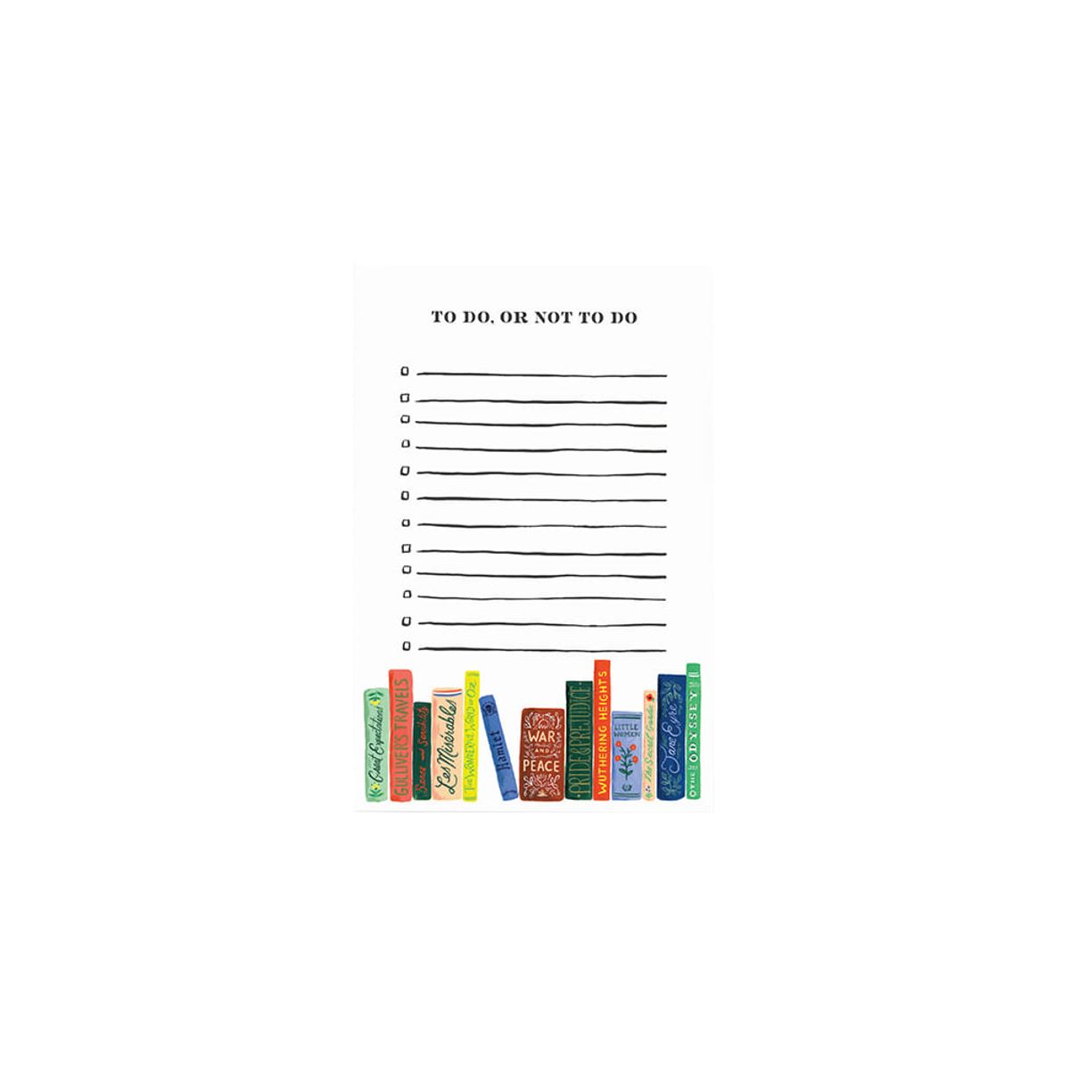 라이플 페이퍼(RIFLE PAPER) To do or Not to do Checklist Notepad 노트패드