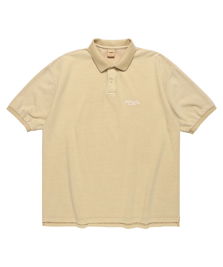 THIRD LOGO PK PIGMENT POLO BEIGE(MG2CMMT537A)