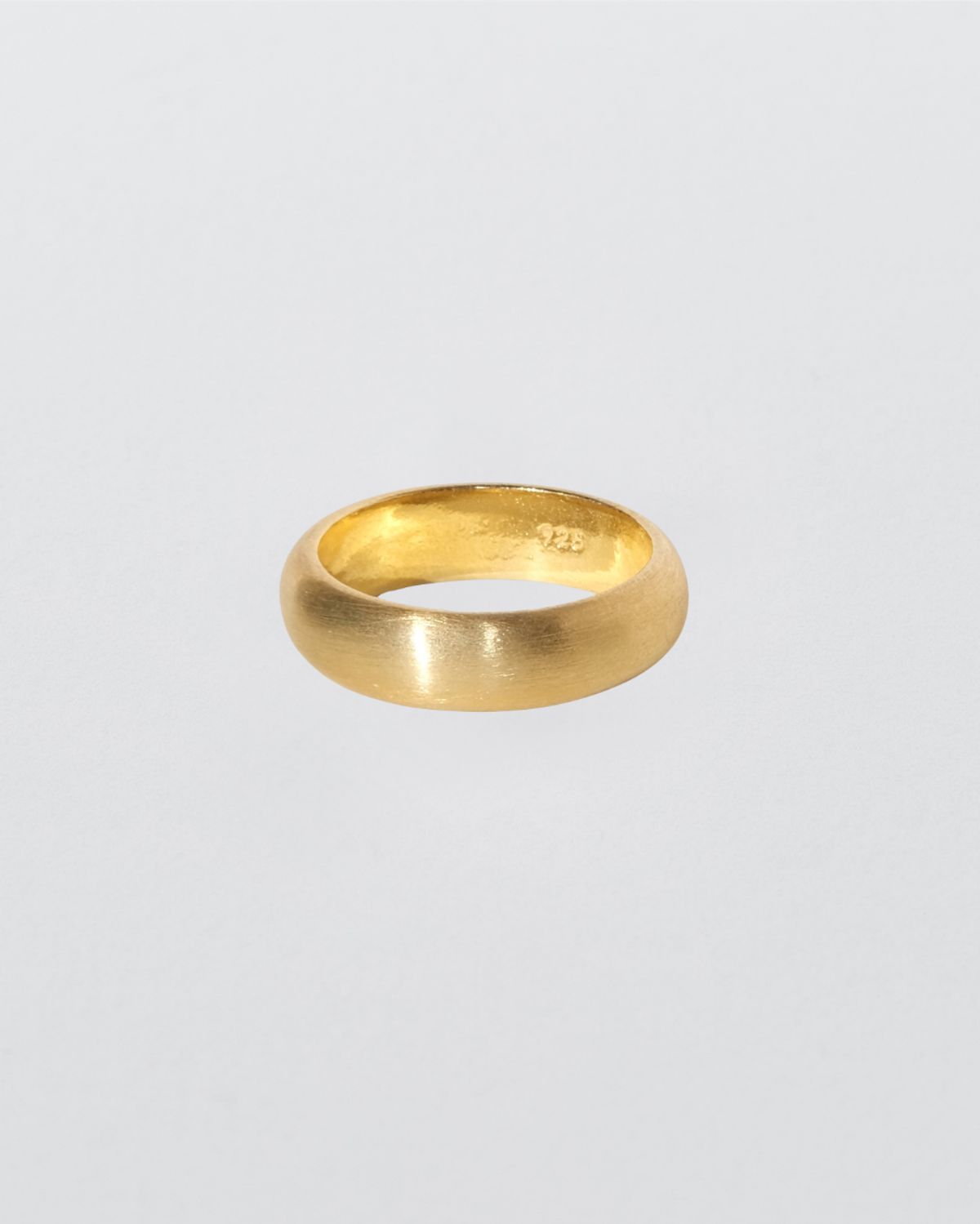 어나더레이어(ANOTHERLAYER) Matt Band Ring - Gold (silver925)