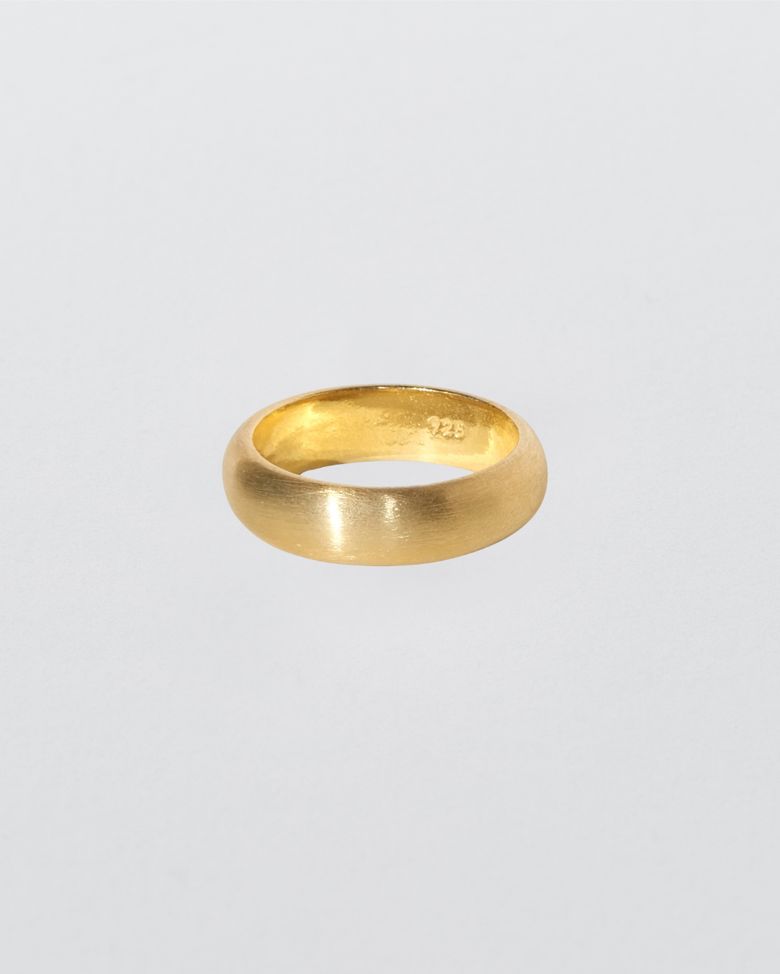 Matt Band Ring - Gold (silver925)