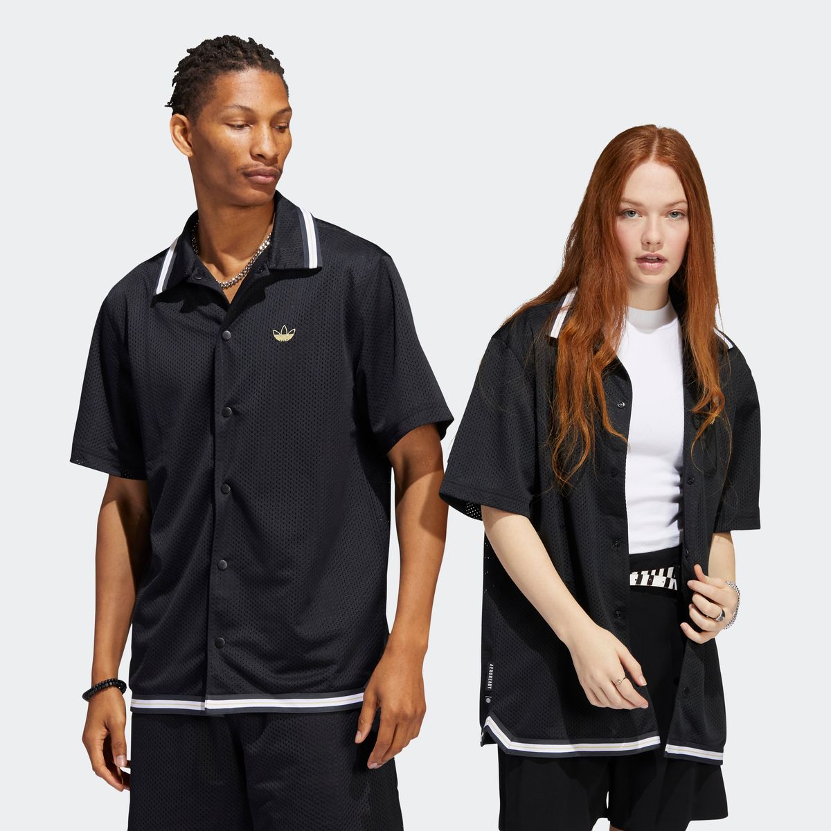 아디다스(ADIDAS) 타이션 웜업 셔츠 (젠더 뉴트럴)