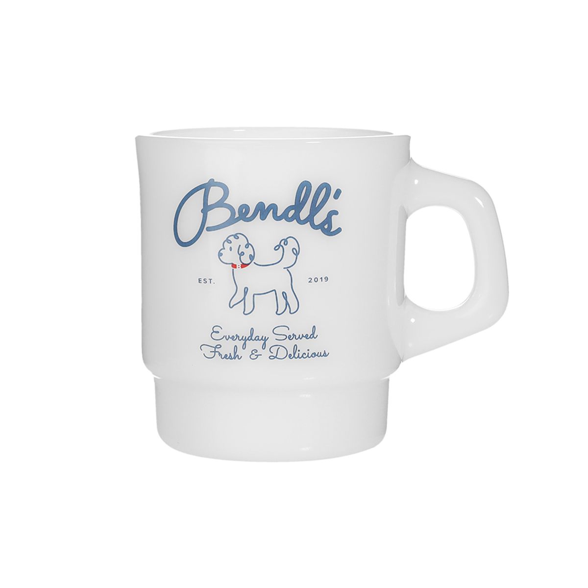 벤들스(BENDLS) 밀크컵 - 화이트