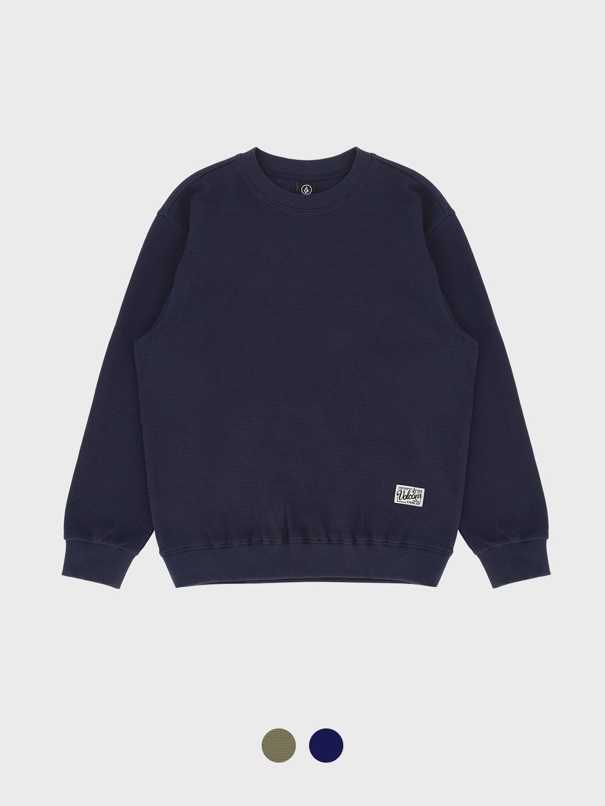 볼컴(VOLCOM) 컴포트핏 와플 맨투맨(2 COLOR)