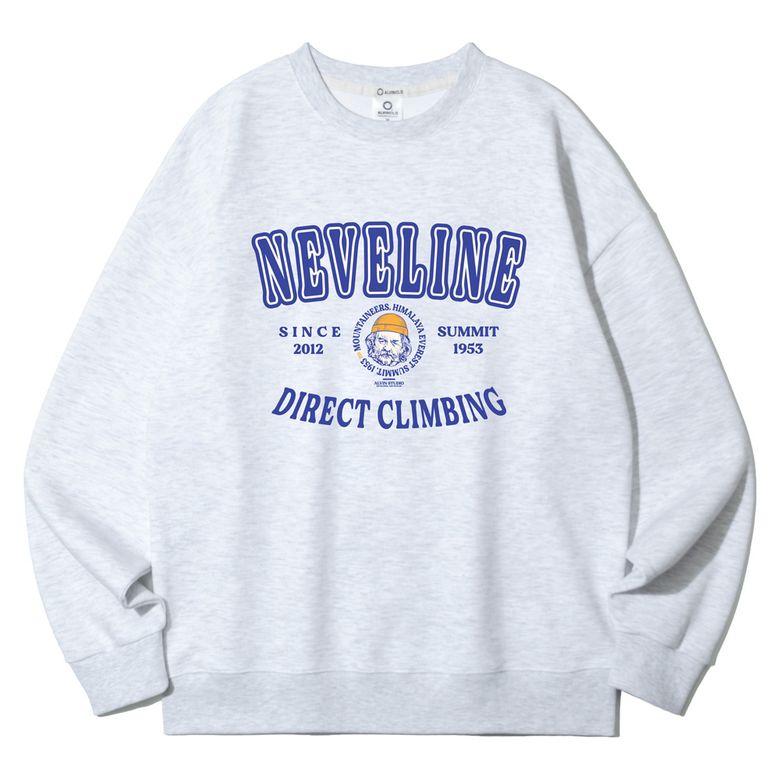 NEVELINE 마운티널스 오버핏 맨투맨 MAR674 (4 COLOR)