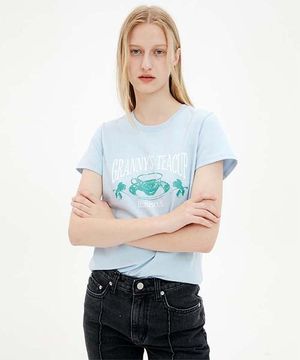 HIBISCUS T-shirt [Sky Blue]