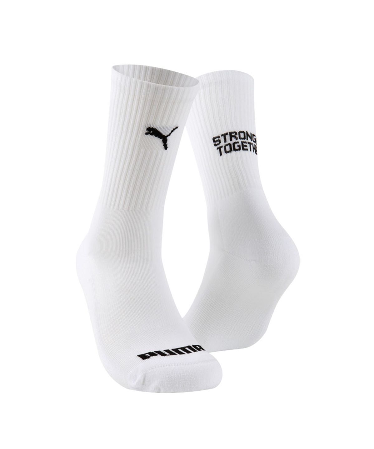 푸마양말(PUMA SOCKS) 스포츠 레터링 크루 양말 1PACK[사이즈선택]