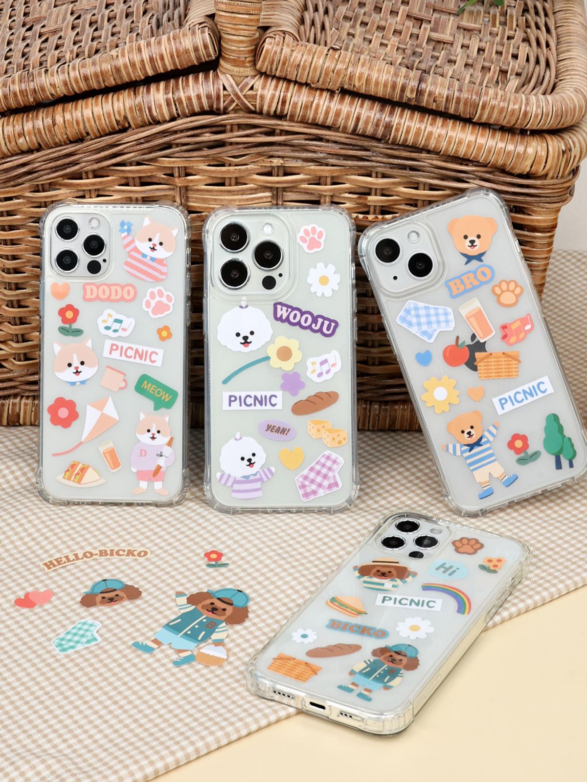 디자인스킨(DESIGNSKIN) 디킨프렌즈 데코 스티커 5종 택1