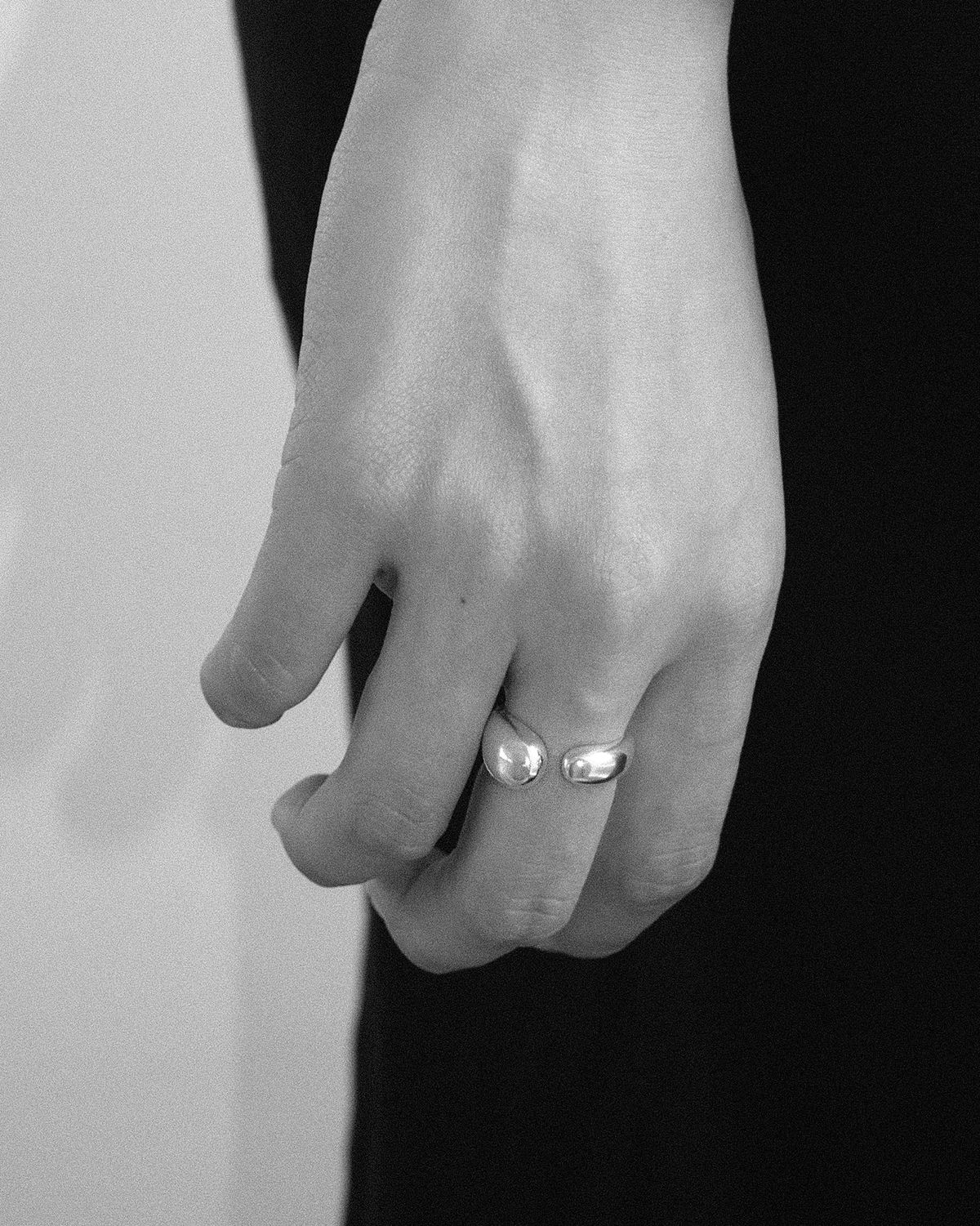 어나더레이어(ANOTHERLAYER) [김지원 착용] Flora Ring (silver925)(2color)