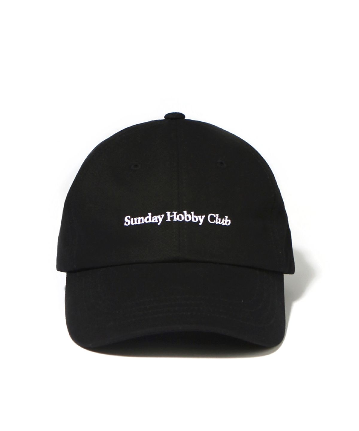 선데이하비클럽(SUNDAY HOBBY CLUB) 22SS 시그니처 로고 커브캡-블랙
