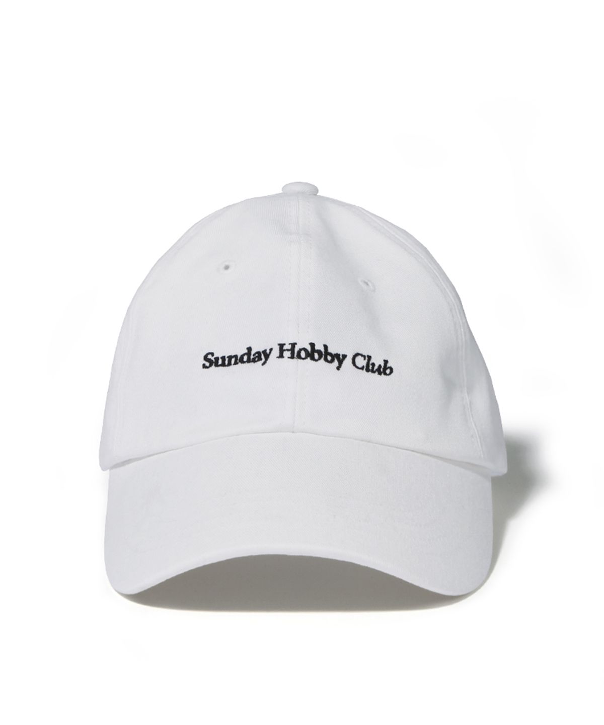 선데이하비클럽(SUNDAY HOBBY CLUB) 22SS 시그니처 로고 커브캡-오프 화이트