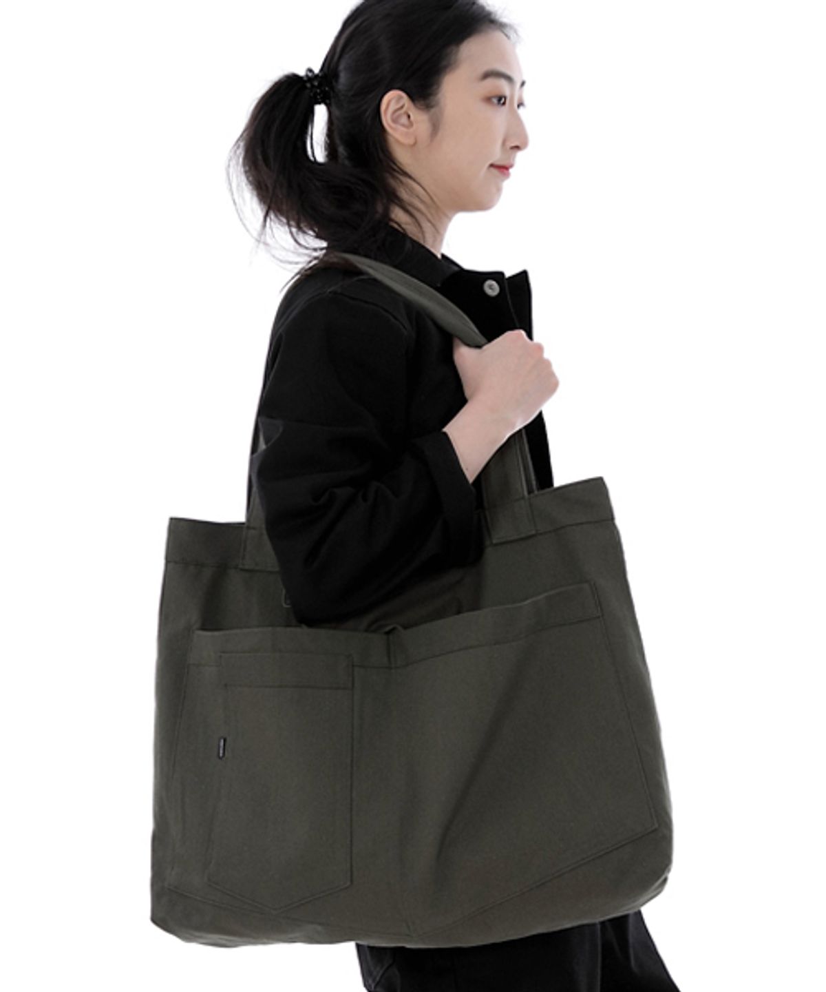 세인트크루(SAINTCREW) 시티보이 메가빅 숄더백 CBM-110 카키