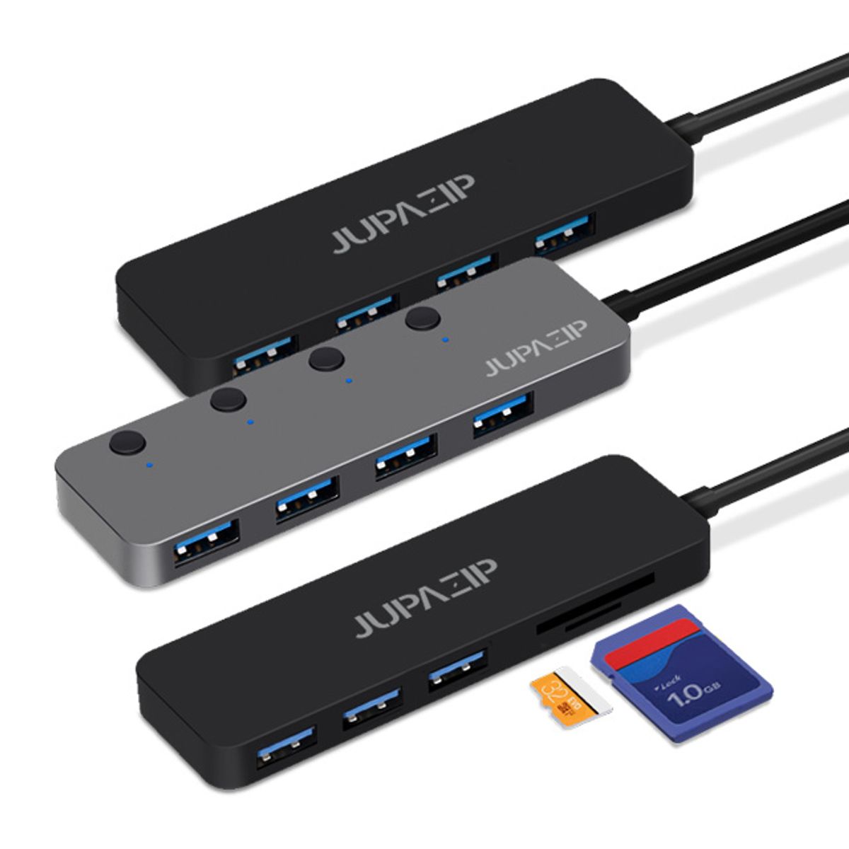 주파집(JUPAZIP) usb허브 3.1 JP-HUB 100 0.2m