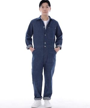 시티보이 버튼 점프슈트 CBB-507 데님 워싱인디고