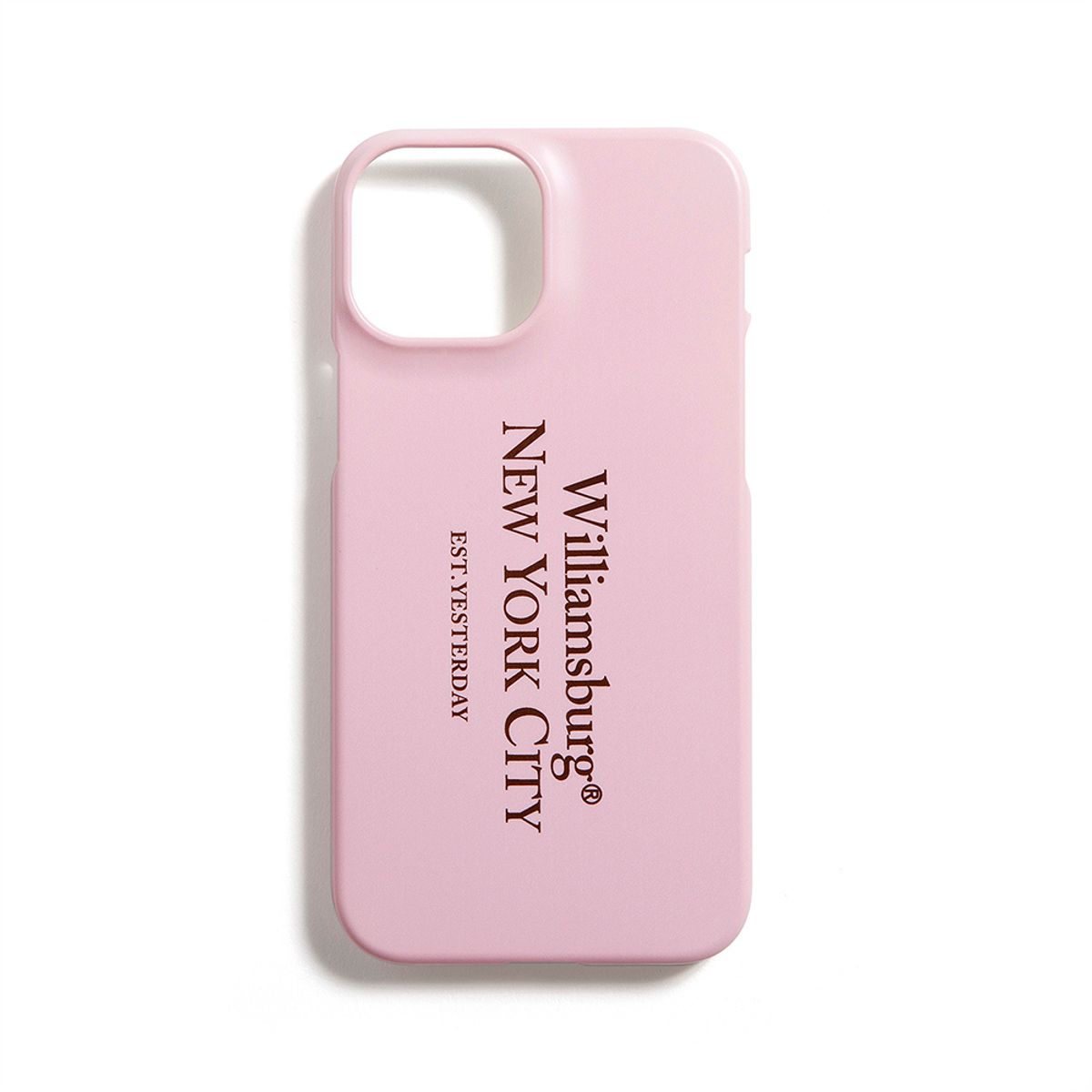 윌리엄스버그 뉴욕시티(WILLIAMSBURG NEWYORK CITY) Iphone13mini/pro Slim Hard Case_Pink